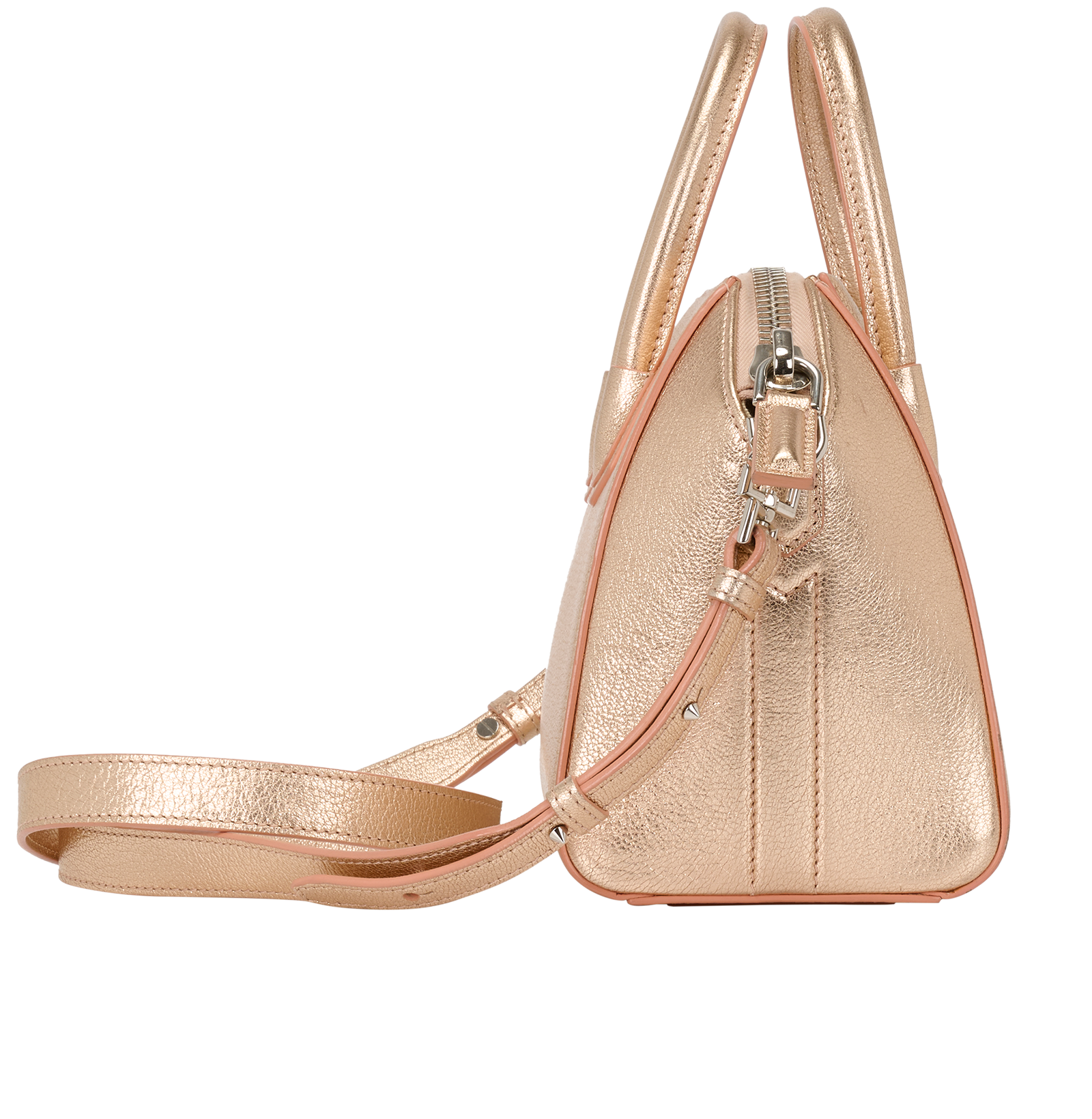 Small Antigona, &pound;850, Handbags, Pink, Leather, Side view